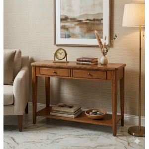 P2808-50 : Bàn Console , Bàn Trang Trí - Màu Nâu Hạt Dẻ